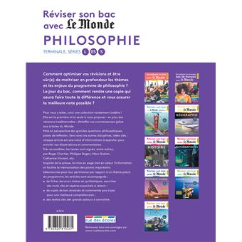 Réviser son bac avec le Monde 2020 philosophie