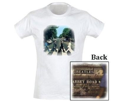 Tee-Shirt blanc Abbey Road pour femme Taille M