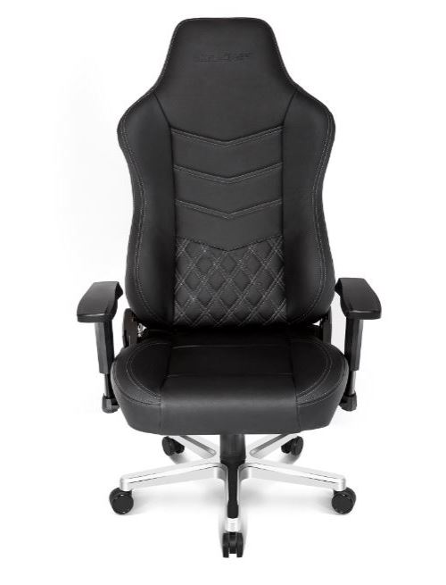 AKRACING ONYX FULL LEATHER GAMING CHAIR - BLAC