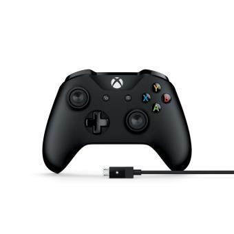 Manette Xbox One Microsoft Sans Fil Cable Pour Pc Accessoire Console De Jeux Achat Prix Fnac