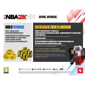 NBA 2K22 Edition 75ème Anniversaire Xbox One