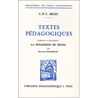 Textes pédagogiques
