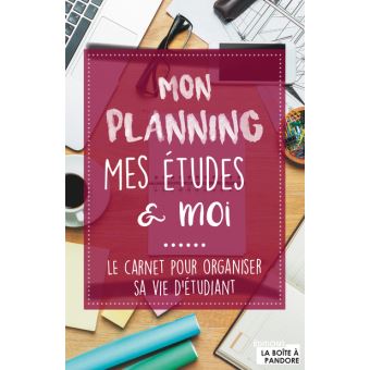 Mes études, mon planning et moi