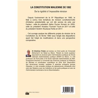 La constitution malienne de 1992