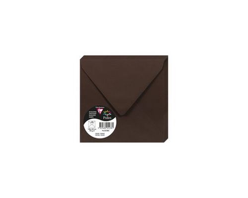 Pack de 20 enveloppes Pollen 140 x 140 mm Marron