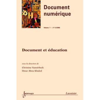 Document et education document numerique vol 7 n  12 2003 - 1