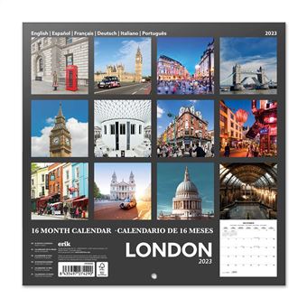 Calendrier mural 2023 London