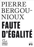 Faute d'égalité