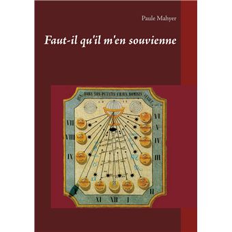 Faut-il qu'il m'en souvienne