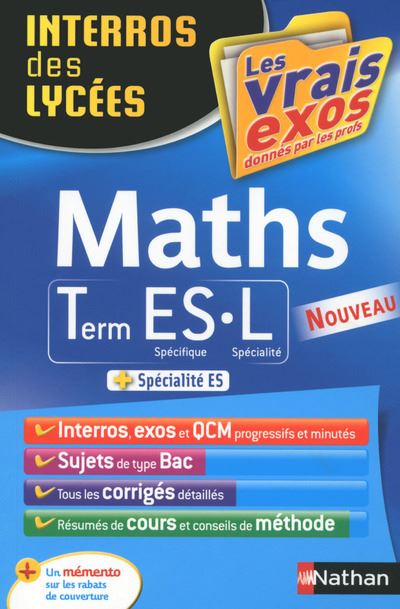 Interros des Lycées Maths Term ES, L