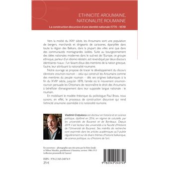 Ethnicité aroumaine, nationalité roumaine