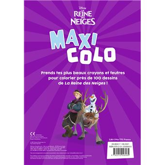 LA REINE DES NEIGES - Maxi Colo - Disney