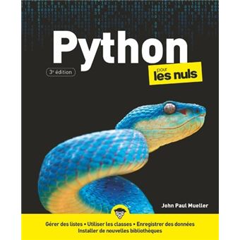 Python Pour les Nuls, 3e