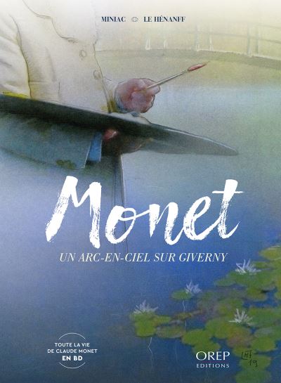 Monet un arc-en-ciel sur giverny