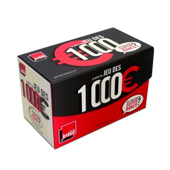 Boite Le Jeu Des 1000 Euros Coffret Emmanuelle Radiguer Achat Livre Fnac