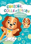 Disney Baby - Cherche, colle et colorie - Animaux tout doux