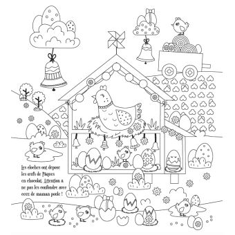 Kit De 36 Cartes à Gratter Pâques Pour Enfants - Avec Oeufs, Lapins, Rubans Et Bâtons En Bois