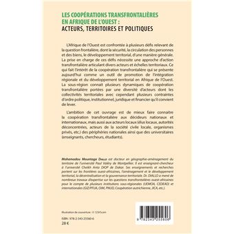 Les coopérations transfrontalières en Afrique de l'ouest :