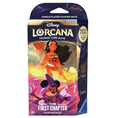 Carte a Collectionner Disney Lorcana Starter Deck Amber & Amethyst Ravensburger
