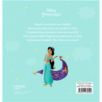 DISNEY PRINCESSES - Une histoire de Jasmine, et au dodo ! - Abu a disparu !