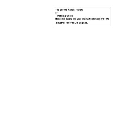 THE SECOND ANNUAL REPORT OF THROBBI