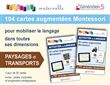 104 cartes augmentées Montessori Paysage et transports