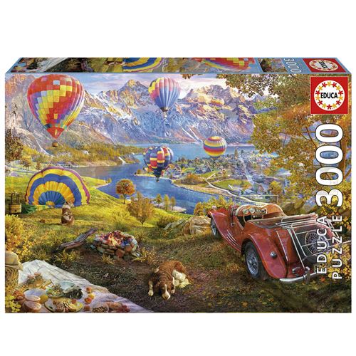 Puzzle Vallée Des Montgolfières Educa 3000 Pièces