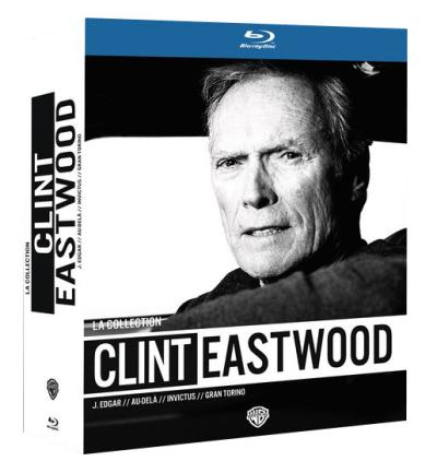J. Edgar - Au-delà - Invictus - Gran Torino - Coffret Blu-Ray