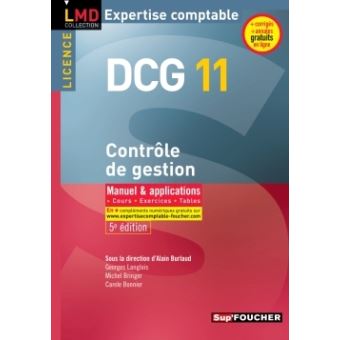 Contrôle De Gestion DCG 11 Manuel Et Applications - Edition 2010-2011 ...