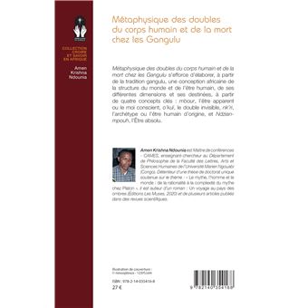Métaphysique des doubles du corps humain et de la mort chez les Gangulu