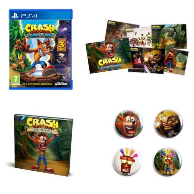 Crash  Bandicoot N'Sane Trilogy Collector Crash-bandicoot-N-Sane-Trilogy-PS4-Pack-Fan-exclusif-Fnac