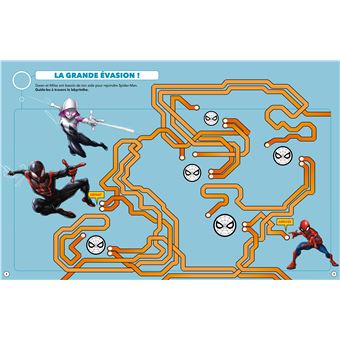 SPIDER-MAN - Les 100 défis MARVEL - Des jeux et activités pour les 6-8 ans