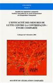 L'efficacité des mesures de lutte contre la contrefaçon : étude comparée