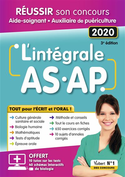 L’intégrale AS-AP Aide-soignant et Auxiliaire de puériculture 2019