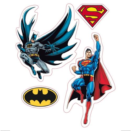 ABYstyle - DC Comics Aufkleber, 16 x 11 cm, Batman und Logo