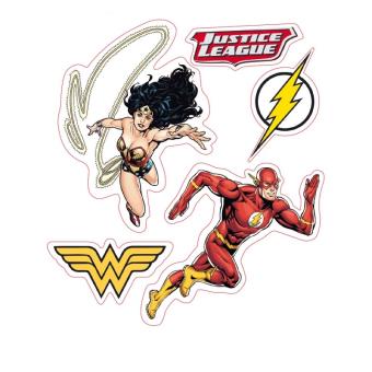 Stickers Justice League DC Comics ABYstyle 16 x 11cm 2 planches -  Autocollant et sticker - Achat & prix