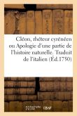 Cléon, rhéteur cyrénéen ou Apologie d'une partie de l'histoire naturelle. Traduit de l'italien