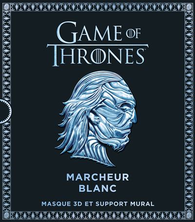 Game of thrones, masque 3d marcheur blanc