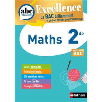 Abc Du Bac Excellence Maths 2de Broche Christian Lixi Gerard Chassard Achat Livre Fnac