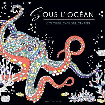 Black Coloriage - Sous l'océan