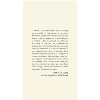 Trauma, l'épidémie invisible