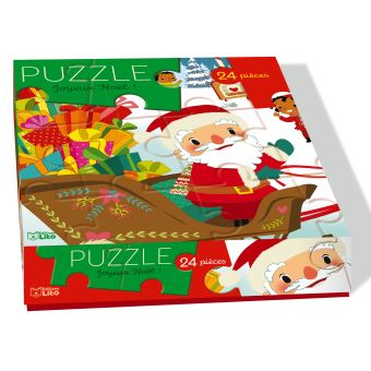 Puzzle Noël Joyeux Noël imprimé 120 pièces 