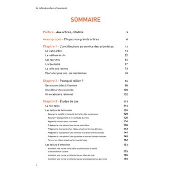 La taille des arbres d'ornement