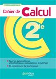 Mathématiques 2de - Cahier de calcul élève 2020