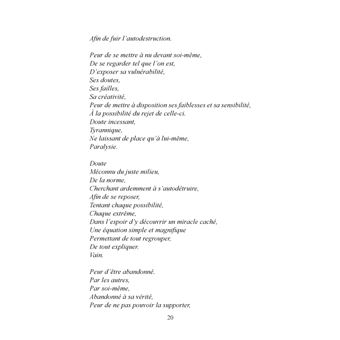 Ailes déployées ou La catharsis d'un être