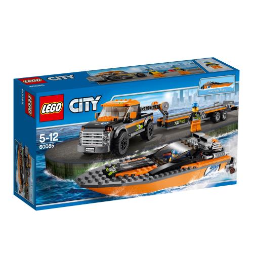 LEGO® City 60085 Le 4 x 4 Avec Hors - Bord