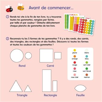 Les 4 saisons en gommettes