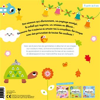 Les 4 saisons en gommettes