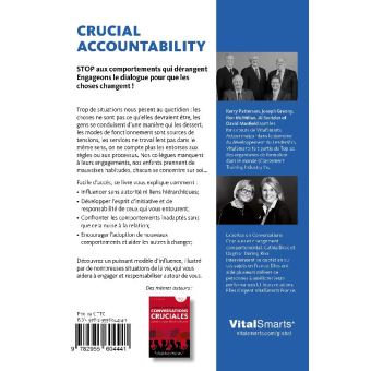 Crucial accountability