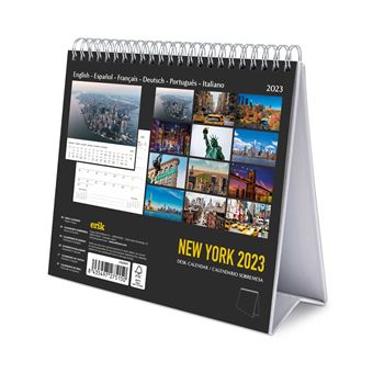 Calendrier bureau 2023 New York